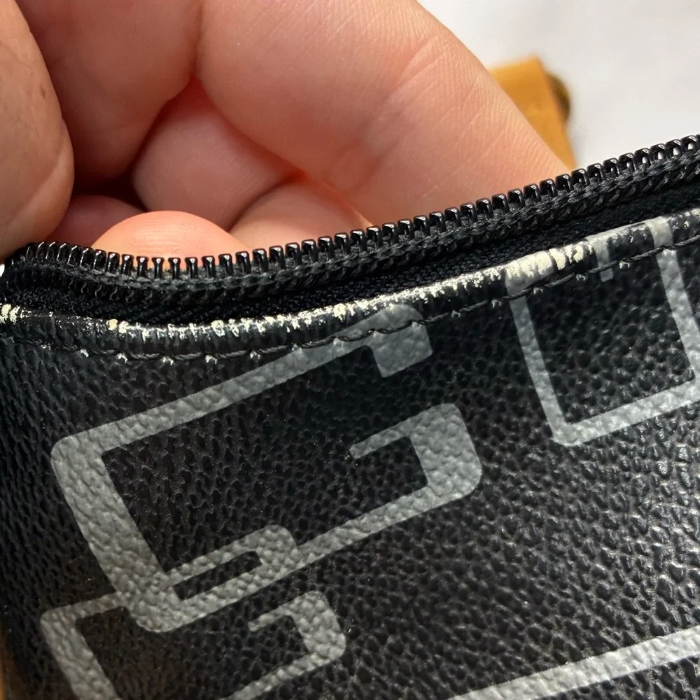 GUESS Black and Gold Shoulder Bag - Picture 9 of 9